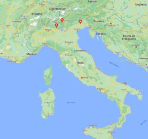 inpm di Paolo Maffi, tre basi: Marone, Spiazzo. Pordenone